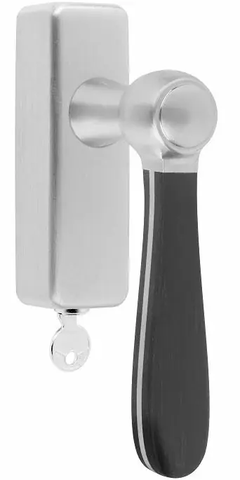 Draaikiepgarnituur BOSCO LZ100-DKLOCK mat rvs/mat zwart Koopje