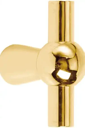 Koop Online Meubelknop TIMELESS 1910M messing ongelakt 45 mm
