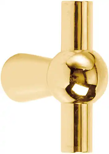 Koop Online Meubelknop TIMELESS 1910M messing ongelakt 45 mm
