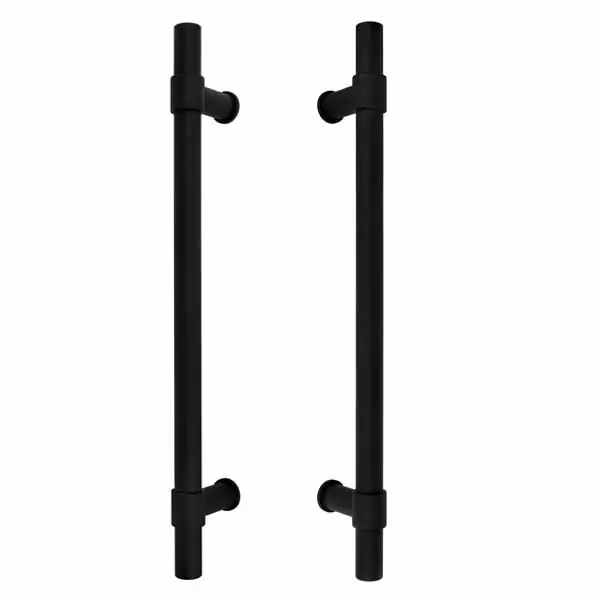 Koopje Set deurgrepen PIET BOON PB400 PA 300 mm mat zwart