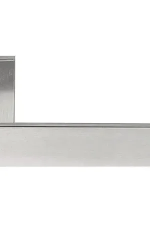 Aanbieding Enkele deurklink rechts SQUARE LSQII op rozet mat rvs