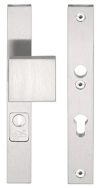 Dagaanbieding Veiligheidsbeslag PC55 met kerntrek beveiliging SQUARE LSQ60-28KT knop/kruk SKG3 rvs
