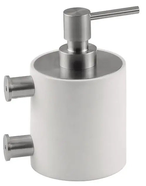 Finale Uitverkoop Zeepdispenser PIET BOON PB503 mat rvs/wit Corian