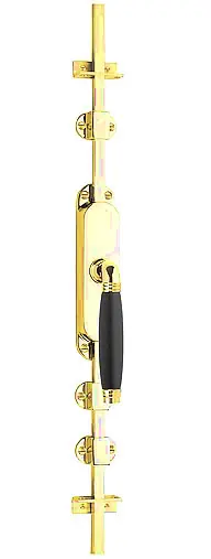 Shop Nu Kruk-Espagnolet TIMELESS KO-1934 links messing ongelakt/ebbenhout