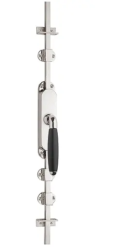Kruk-Espagnolet TIMELESS KO-1932 links glans nikkel/ebbenhout Flitsaanbieding