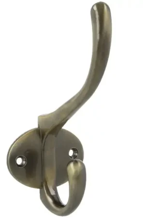 Kapstokhaak 135×58 mm zamak antiek brons Populair