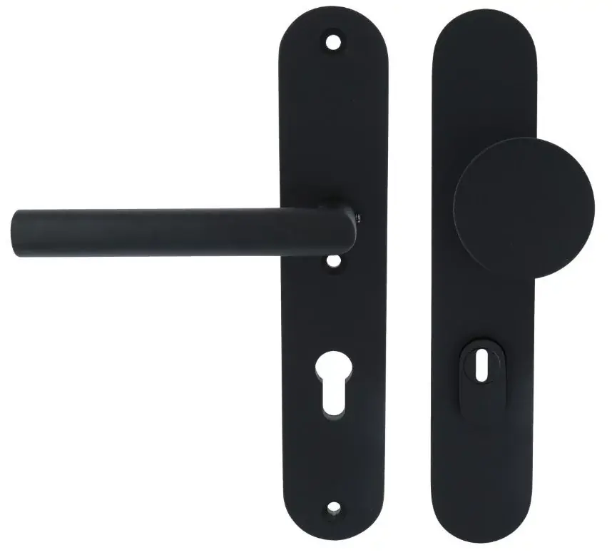 Nieuw Veiligheidsbeslag PC72 met kerntrek beveiliging BASICS LB60-50KT/LBII-19 knop/kruk SKG3 zwart