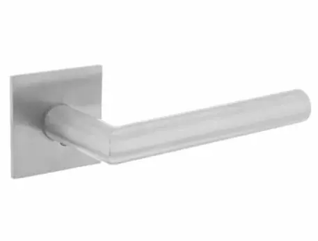 Intersteel deurklink Jura geveerd op vierkante magneet rozet rvs Fabrieksprijs