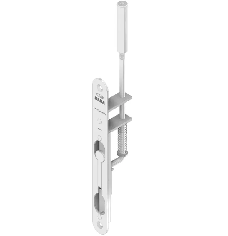 Fabrieksprijs Olda kantschuif type 33 schoot Ø12 mm lengte 60 mm voor stalen/aluminium deuren staal verzinkt/rvs