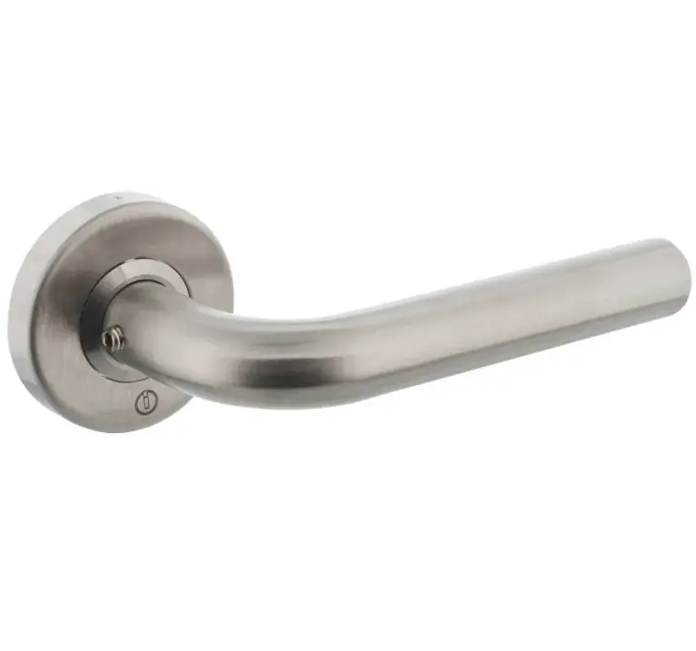 Intersteel deurklink Luzern op rozet verdekt ø53x10mm rvs Betrouwbaar