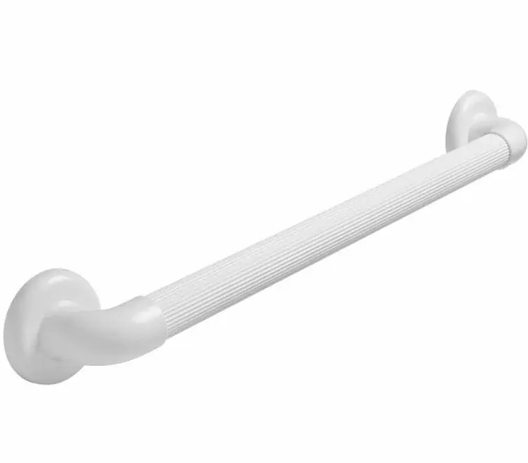 Premium SecuCare wandbeugel basic 600 mm geribbeld kunststof wit