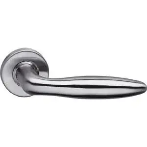 Intersteel deurklink Jupiter op rozet + ring + veer rvs Alleen Vandaag