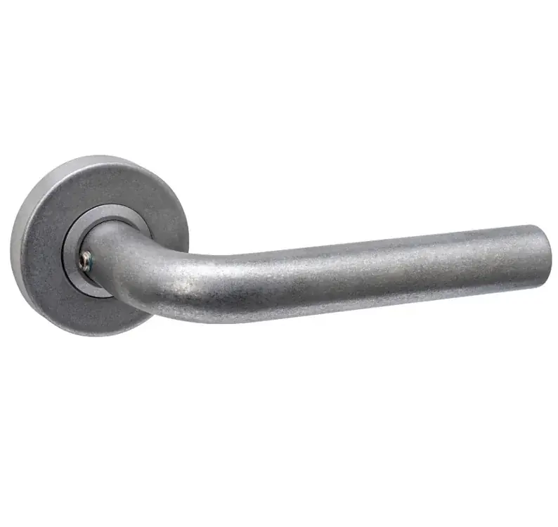 Intersteel deurklink Luzern op rozet verdekt ø53x10mm rvs getrommeld Koop Online