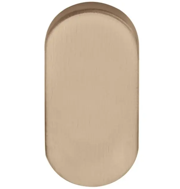 Blind plaatje ovaal BASICS LBB32 PVD licht brons Shop Nu