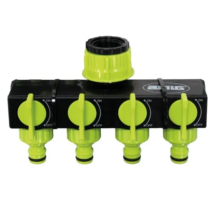 Hete Deal AMIG Tuinslang koppeling 4-weg afsluiter model R06