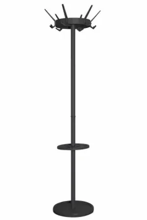 Staande kapstok Crown 18 haken zwart Snelle Levering