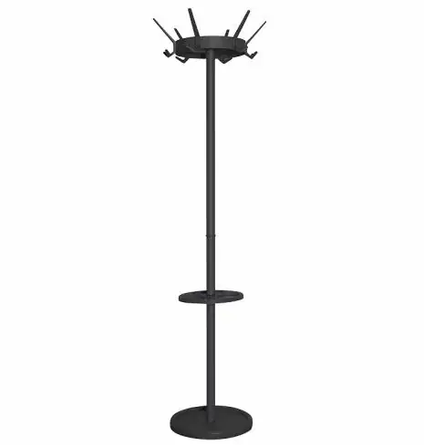 Staande kapstok Crown 18 haken zwart Snelle Levering