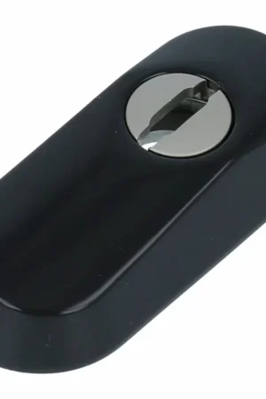 Bestseller Veiligheid-Schuifrozet + kerntrekbeveiliging Ovaal 80x35x16mm zwart