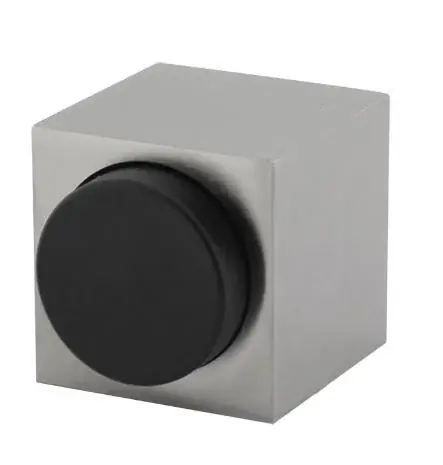 Olivari deurstop Cubo vierkant rvs mat titaan PVD Must-Have
