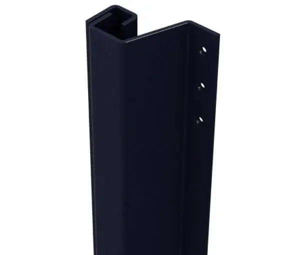 SecuStrip anti-inbraakstrip Plus buitendraaiend 2300 mm achterdeur terugligging 7-13 mm zwart Flitsaanbieding