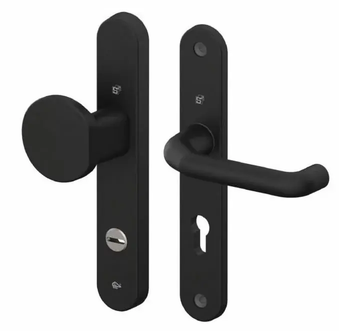 S2 veiligheidsbeslag VBOV2 met kerntrekbeveiliging knop/kruk PC92 SKG3 zwart Hete Deal