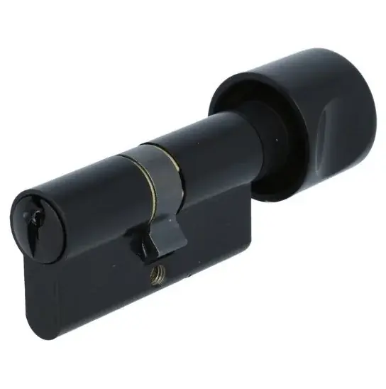 DOM Plura knopcilinder K30/55 SKG3 zwart Bestel Nu