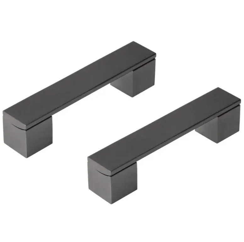 Uitverkoop Differnz meubelgreep Tilburg 96 mm gunmetal 2 stuks