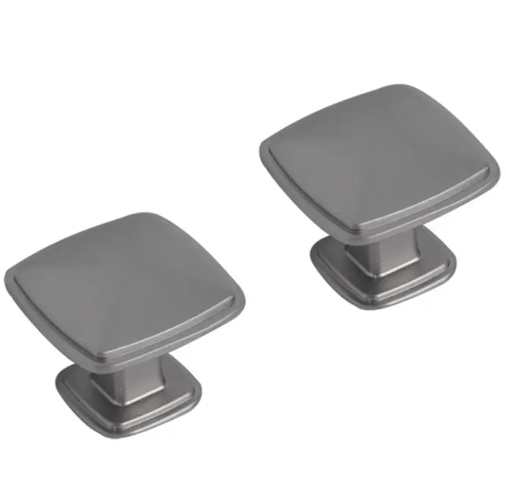Koop Vandaag Differnz meubelknop vierkant 25 mm gunmetal 2 stuks