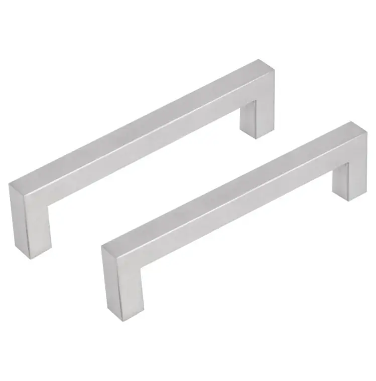 Koop Vandaag Differnz meubelgreep vierkant 128 mm mat chroom 2 stuks