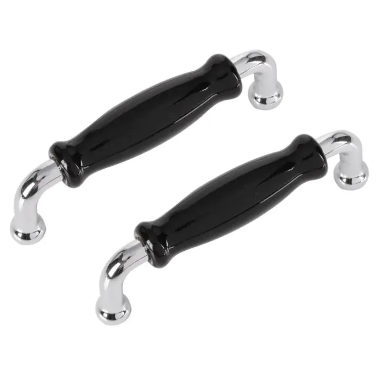 Flitsaanbieding Differnz meubelgreep klassiek 96 mm chroom zwart