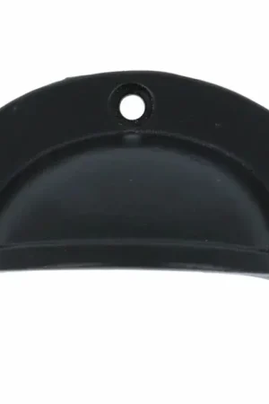 Alleen Vandaag Komgreep massief ijzer zwart 70 x 35 mm