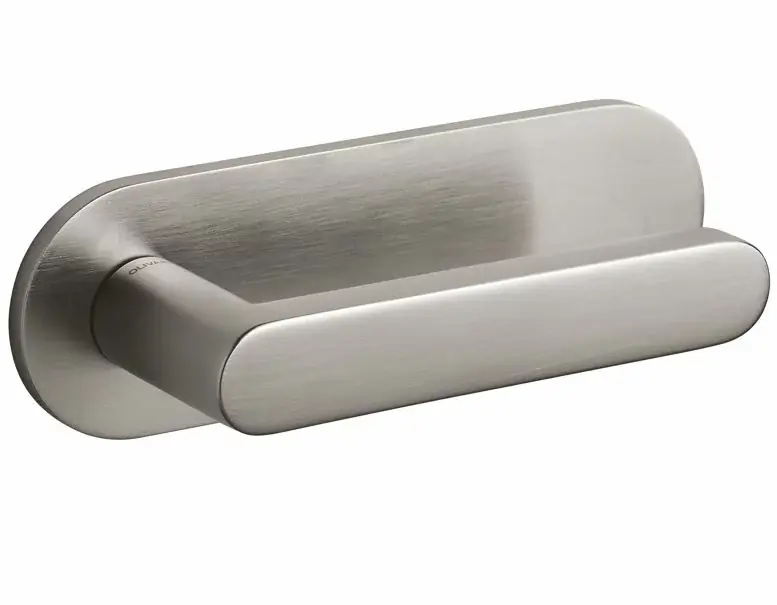 Olivari deurklink Link op horizontaal schild rvs mat titaan PVD Must-Have