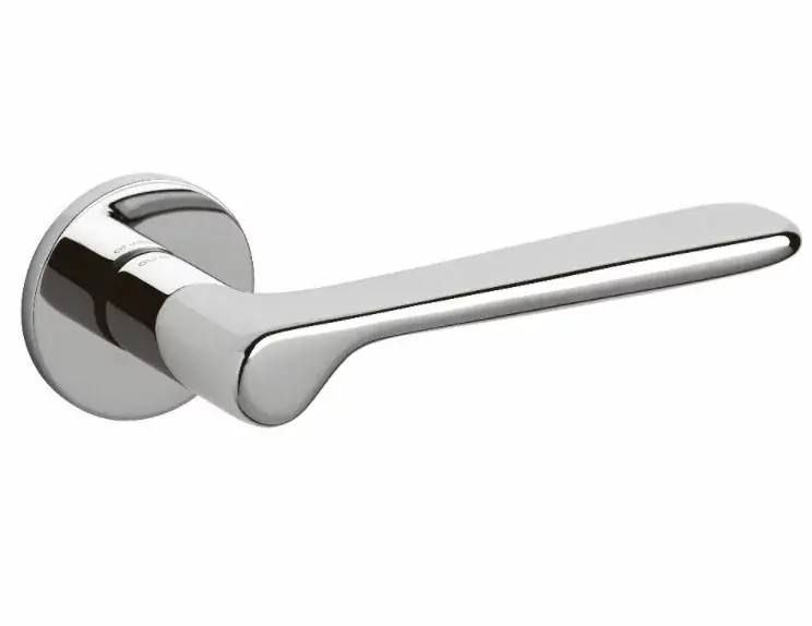 Olivari deurklink Plume op rozet chroom Aanbieding