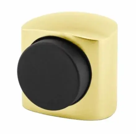 Weekendaanbieding Olivari deurstop Victor afgerond messing titaan PVD
