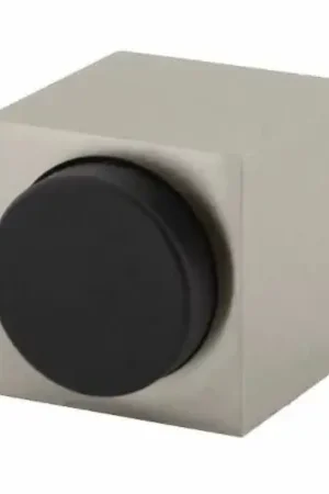Dagaanbieding Olivari deurstop Cubo vierkant nikkel mat titaan PVD