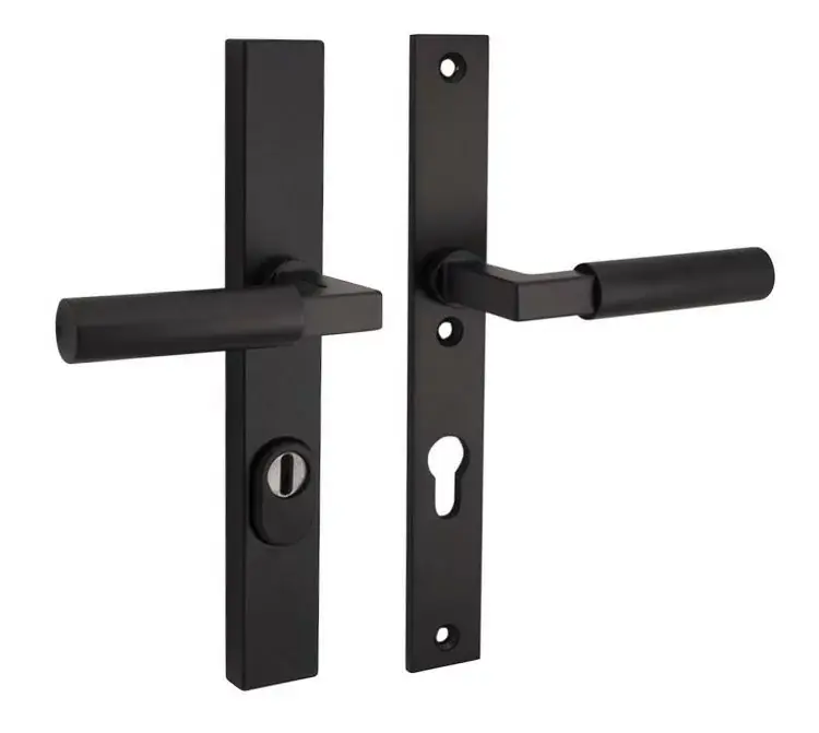 Lage Kosten SKG3 PC72 kruk/kruk op smalschild Bauhaus rechts + kerntrekbeveiliging mat zwart