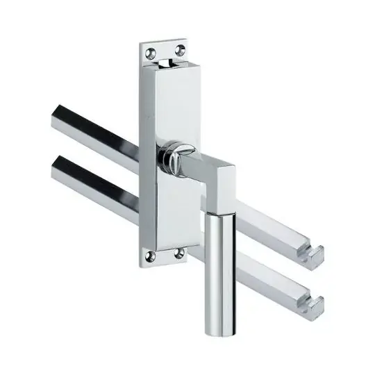 Koop Online Kruk-espagnolet Bauhaus rechts glans chroom inclusief 2 stangen