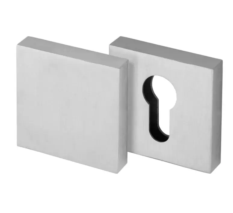 SKG3 Quattro cilinderrozet vierkant PC/blind rvs mat Direct Verzonden