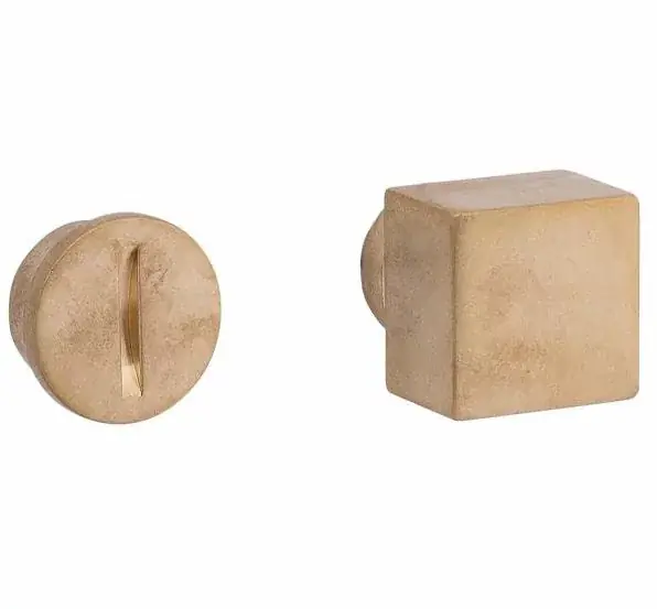 Direct Beschikbaar WC olive 5-8 mm Bauhaus messing antiek