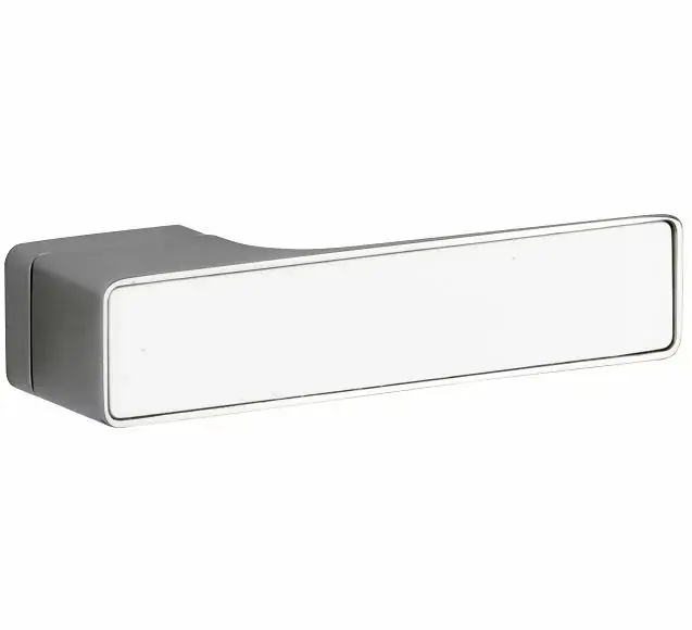 Deurklink op geveerd rozet Maximal glans chroom/wit glas Nu Kopen