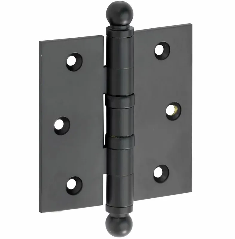 Snelle Levering Kogellagerscharnier 89×89 rechte hoek bol mat zwart