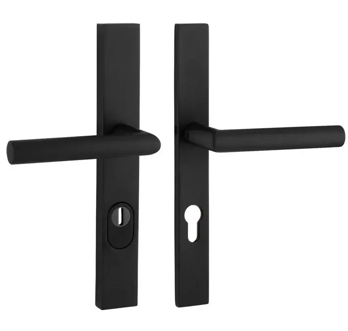 Exclusieve Aanbieding SKG3 PC92 kruk T op rechthoekig smal schild PRIO + kerntrekbeveiliging zwart