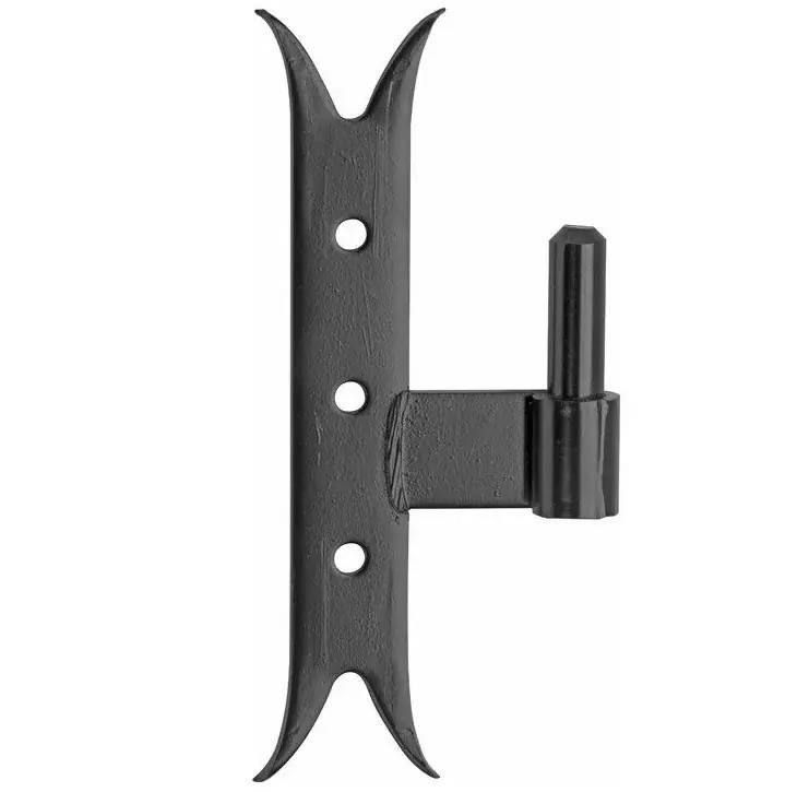 Plaatduim DIN links zwaluwstaart 190mm ijzer zwart Direct Verzonden