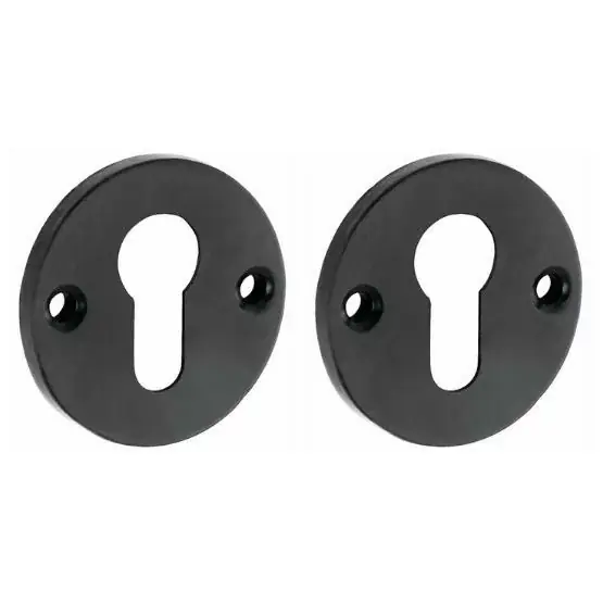 Snelle Levering Set van twee PC-plaatjes Oxford ijzer zwart