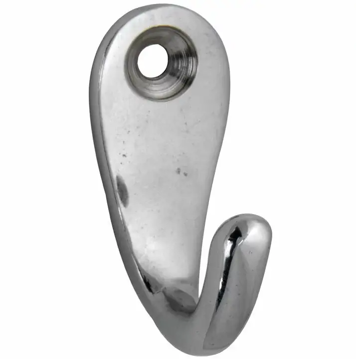 Kanhaak enkel 34mm glans nikkel Dagaanbieding