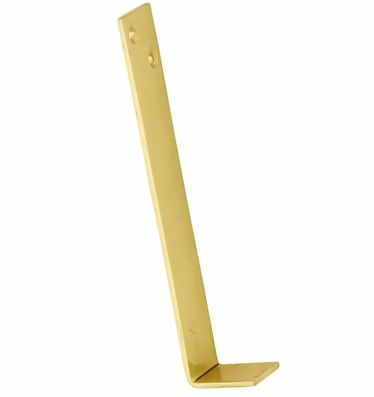Valijzer Elegant messing ongelakt 160 mm Superprijs