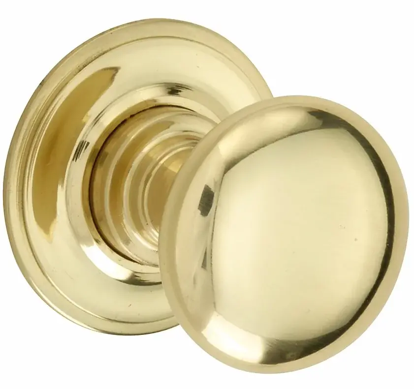 Meubelknop Elegant 35mm messing gelakt Nieuw