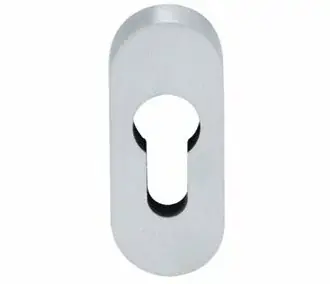 Uitverkoop Veiligheid-schuifrozet 10mm ovaal rvs mat
