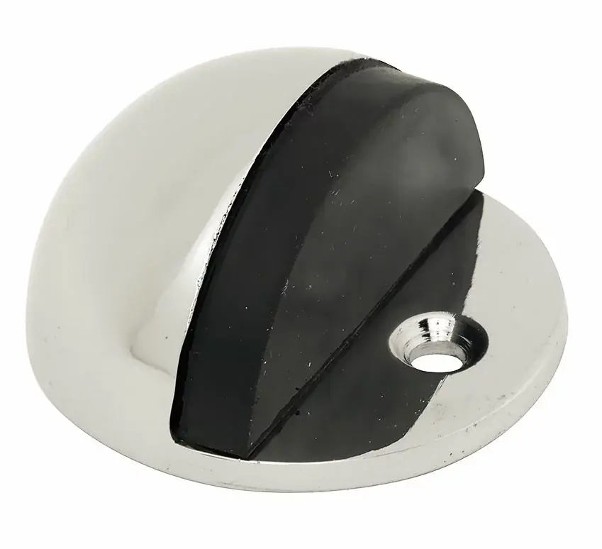 Dagaanbieding Deurstopper Halfrond glans nikkel