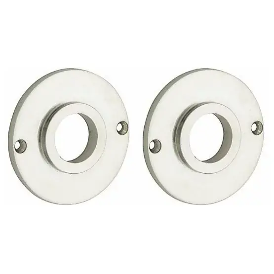 Set van twee krukrozetten Chemin de Fer 40mm glans nikkel Koop Online